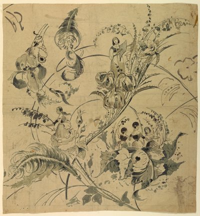 Design per tessuto o carta da parati da Unknown artist