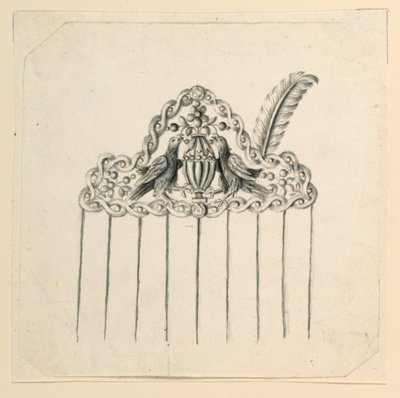 Progetto per un Pettine da Unknown artist