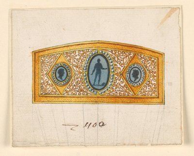 Progetto per un Pettine da Unknown artist