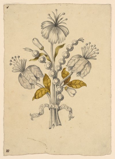 Progetto per un corsage da Unknown artist