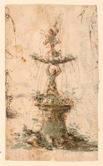 Progetto per una fontana da Unknown artist