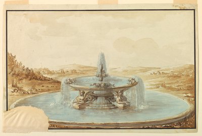 Progetto per una fontana da Unknown artist