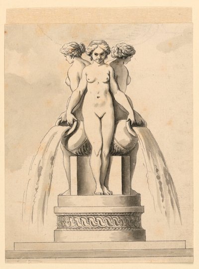 Progetto per una fontana da Unknown artist