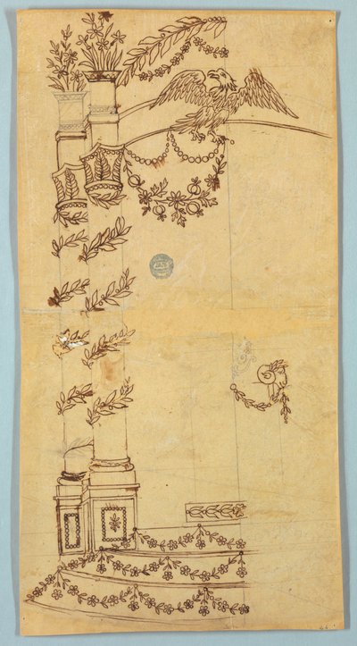 Progetto per un capriccio da giardino (?) da Unknown artist