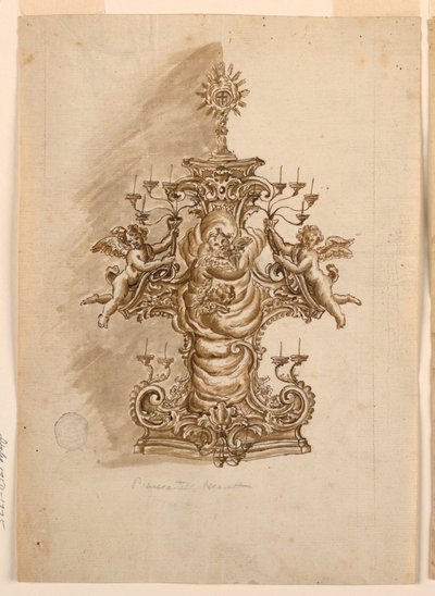 Progetto per un Ostensorio da Unknown artist