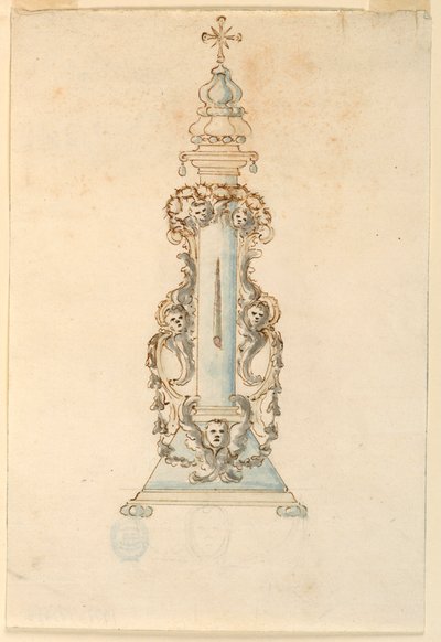 Progetto per un Reliquiario per una Spina della Corona da Unknown artist