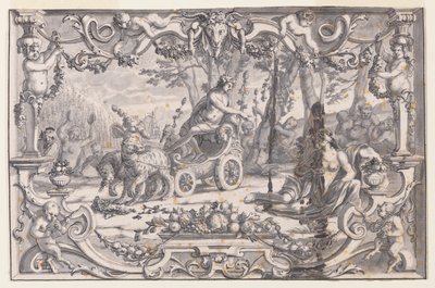 Progetto per un arazzo: Bacco e Arianna da Unknown artist