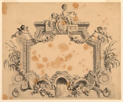 Progetto per una pagina del titolo da Unknown artist