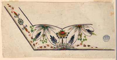 Progetto per un panciotto da Unknown artist
