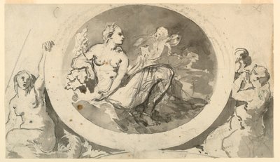 Progetto per un Monumento Murale o una Fontana da Unknown artist