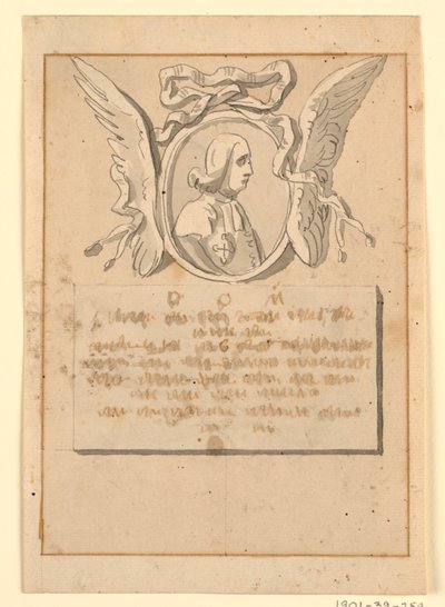 Progetto di un monumento sepolcrale per un prelato da Unknown artist