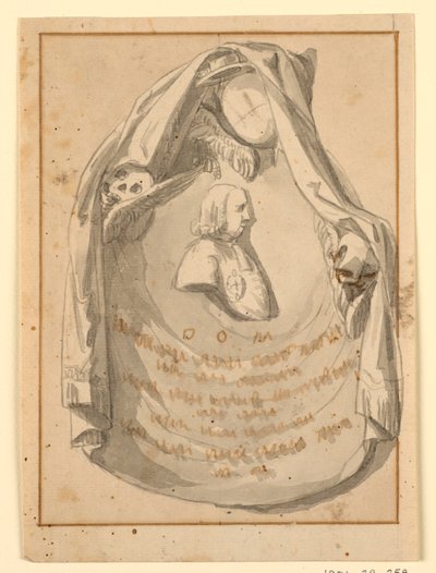 Progetto di un Monumento Sepolcrale per un Prelato da Unknown artist