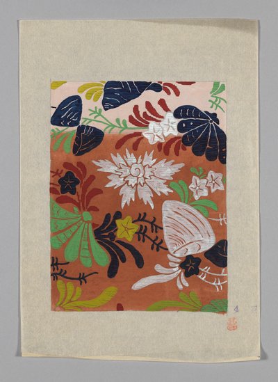 Design su carta da Unknown artist