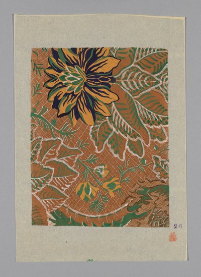 Design su carta da Unknown artist