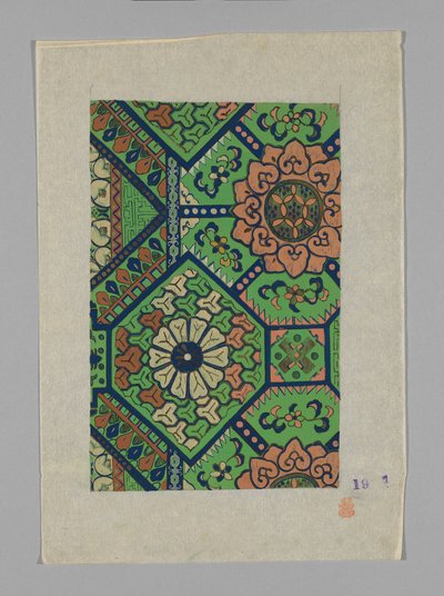Design su carta da Unknown artist