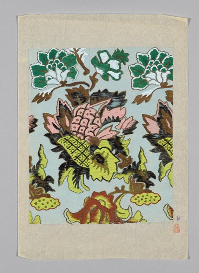 Design su carta da Unknown artist