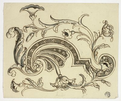 Disegno con papaveri da Unknown artist