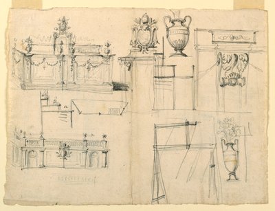Progetti per Vasi e Architettura da Unknown artist