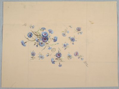 Disegni per Carta da Parati e Tessuti: Fiori da Unknown artist