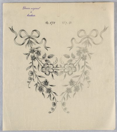 Disegni per ricamo da Unknown artist