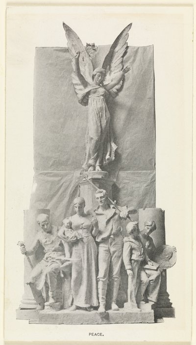 (dettaglio) della Scultura Pace sull