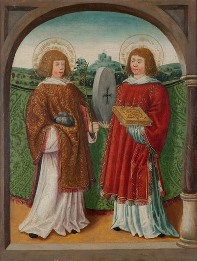 Santo Stefano e San Floriano () da Unknown artist