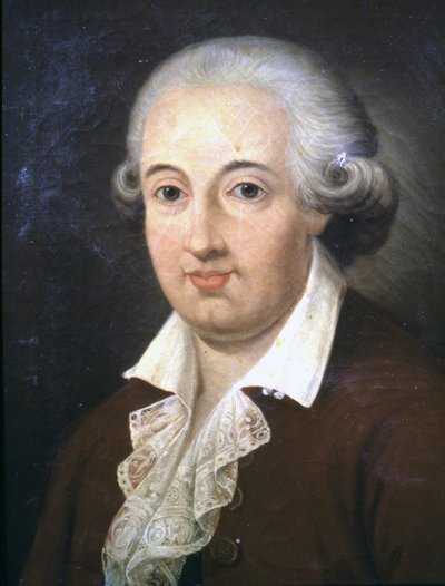 Domenico Cimarosa (1749 - 1801), dipinto conservato al Liceo Musicale, Bologna da Unknown artist