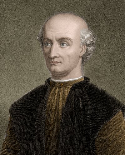 Donato Bramante (1444-1514) (incisione del XIX secolo) da Unknown artist