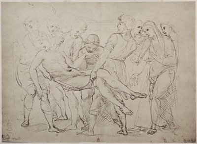 Disegno di Raffaello Sanzio nel British Museum da Unknown artist