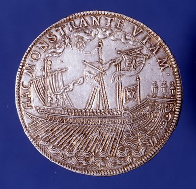 Ducat di Vincenzo Gonzaga, Duca di Mantova, che rappresenta una galea da Unknown artist