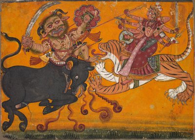 Durga Uccide Mahisha da Unknown artist