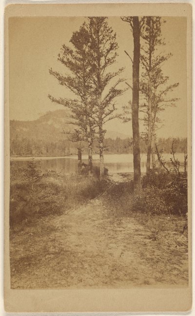 Lago Echo vicino a Conway [Galles] da Unknown artist