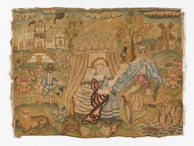 Quadro ricamato da Unknown artist