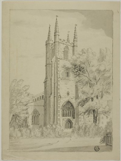 Chiesa di campagna inglese da Unknown artist