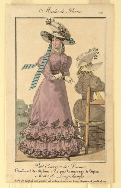 Tavola di moda per donna da Unknown artist