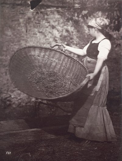 [Contadina con cesto di grano] da Unknown artist