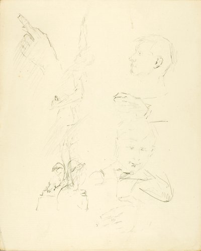 Schizzi di figure da Unknown artist