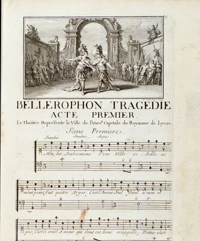 Primo atto di Bellerofonte da Unknown artist