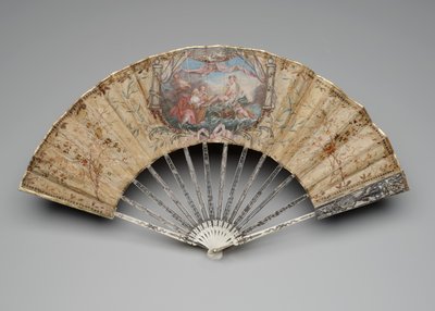 Ventaglio pieghevole con la Nascita di Venere, c.1770-80 da Unknown artist