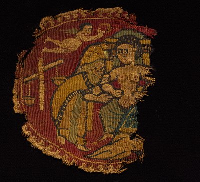 Quattro segmenta da una tunica da Unknown artist