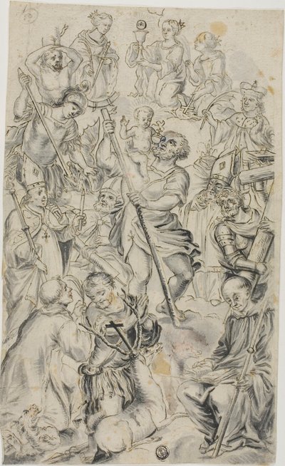 Quattordici santi ausiliari da Unknown artist