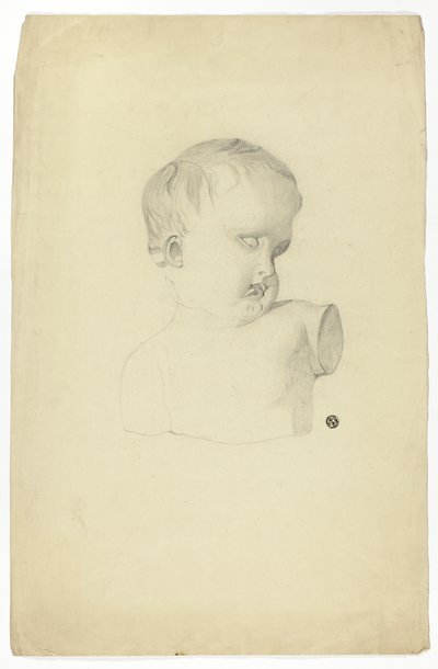 Frammento di busto di bambino da Unknown artist