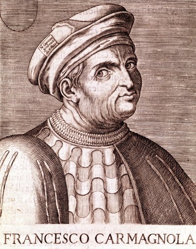 Francesco Bussone Conte di Carmagnola Condottiero Italiano (Carmagnola 1385 a Venezia 1432) da Unknown artist