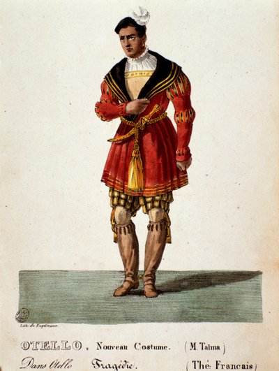Francois Joseph Talma in Otello di Jean-Francois Ducis da Unknown artist