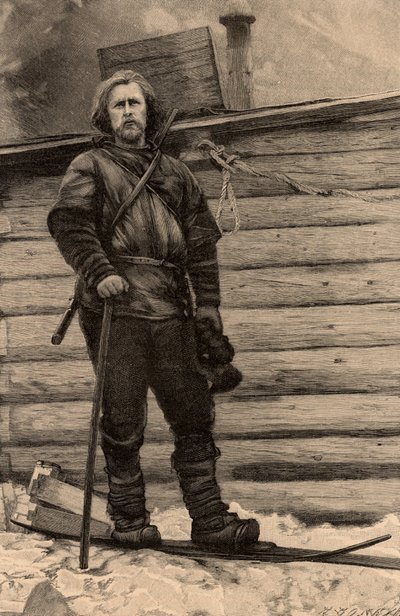 Fridtjof Nansen (1861-1930) esploratore artico norvegese da Unknown artist