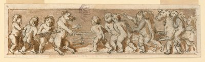 Fregio con bambini cacciatori da Unknown artist