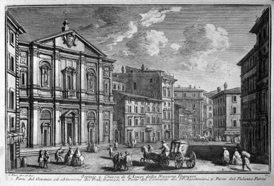 Dalla Chiesa di San Luigi dei Francesi a Roma. Fine del XVIII secolo da Unknown artist