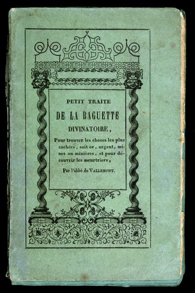 Frontespizio del libro "Traité de la baguette divinatoire" dell