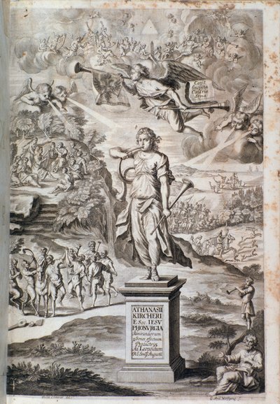 Frontespizio di Phonurgia nova (1673) da Unknown artist