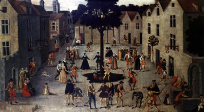 Festa di Mail, anonimo XVI secolo. Museo Carnavalet a Parigi da Unknown artist